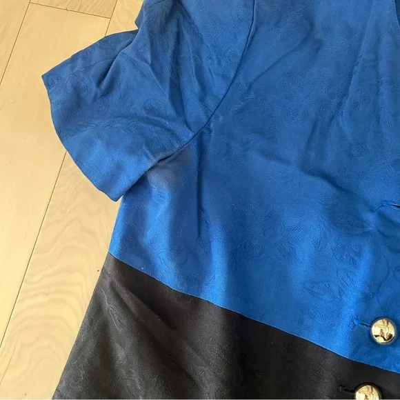 Vintage David Warren New York Gold Button Dress - Picture 2 of 6